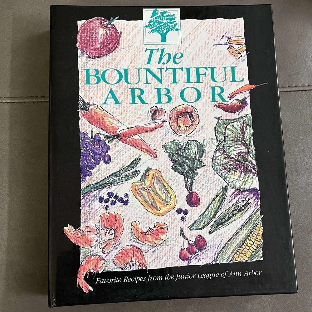Junior League of Ann Arbor The Bountiful Arbor Cookbook 1994 Spiral OS Vintage